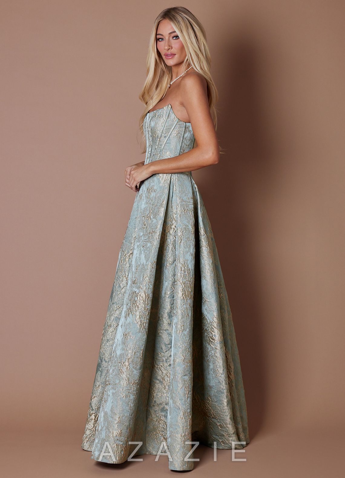 Lesley {color} Gown  sp_gilded_steel_#gs134229