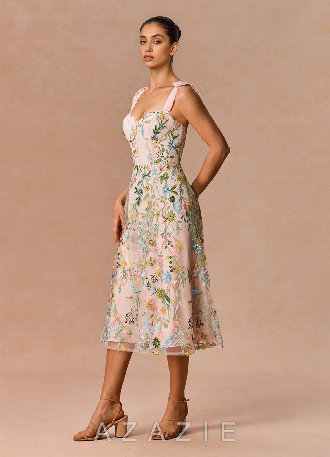 Amarie {color} Midi Dress  sp_blush_pink_multi_#bm134766