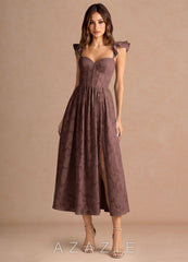 Denisse {color} Midi Dress  mocha_coco_#134126