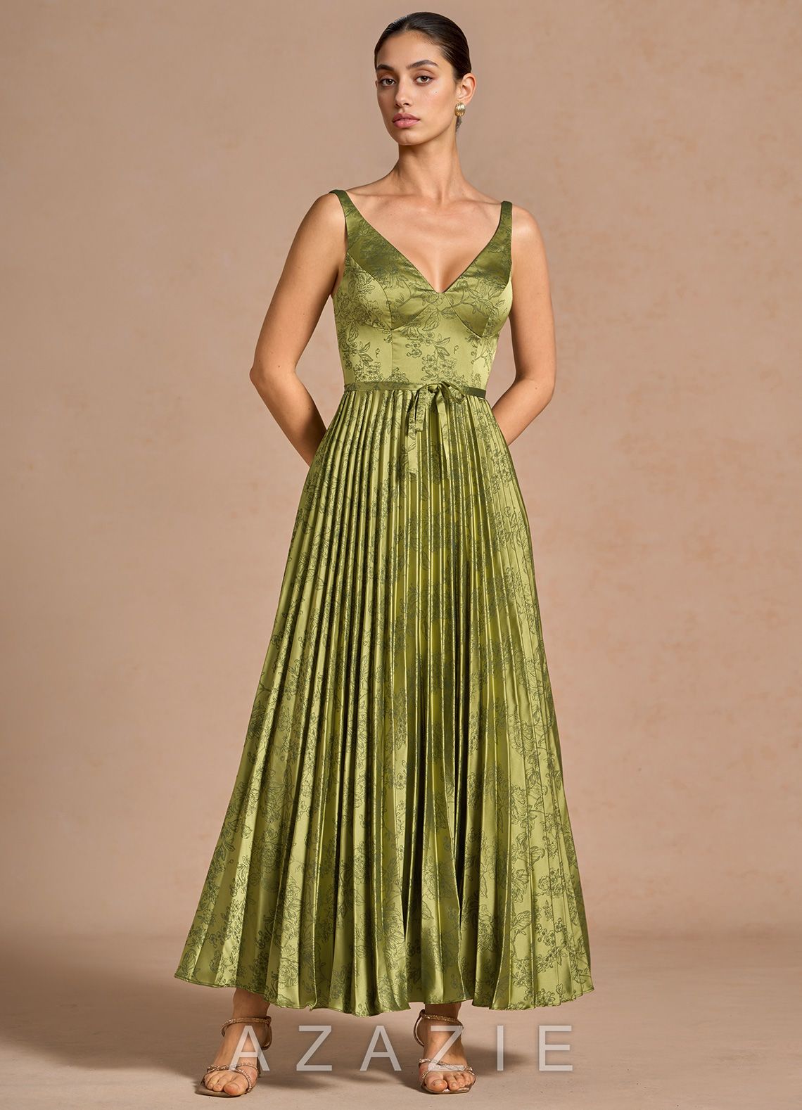 Hedda {color} Maxi Dress  sp_moss_navy_#mn134320
