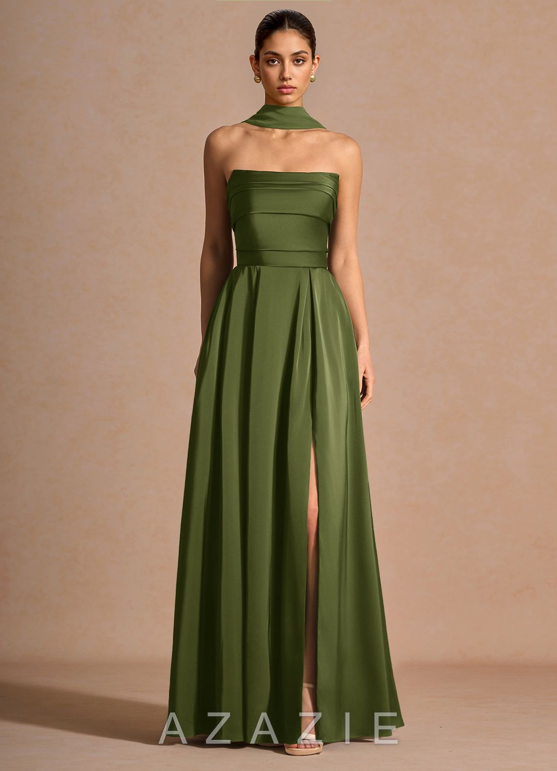 Heidi {color} Maxi Dress  sp_olive_#111401