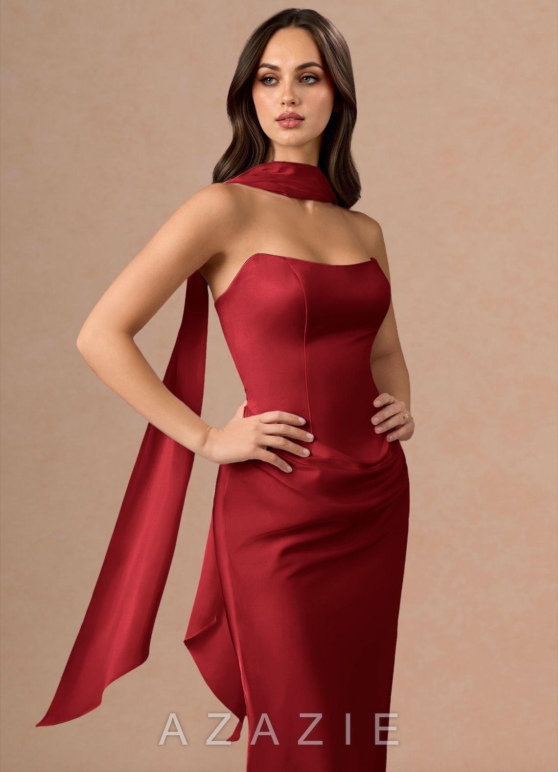 Valencia {color} Maxi Dress  cherry_red_#cr134195