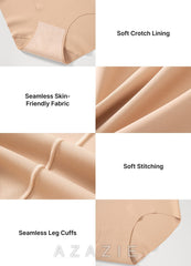 High Waist Tummy Control Seamless Briefs  nude