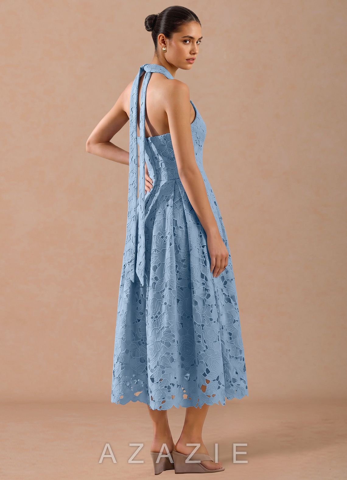 Ilyssae {color} Midi Dress  sp_light_blue_#lb134396
