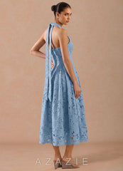 Ilyssae {color} Midi Dress  sp_light_blue_#lb134396
