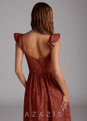 Evelyn {color} Corset Maxi Dress  sp_terracotta_#134368