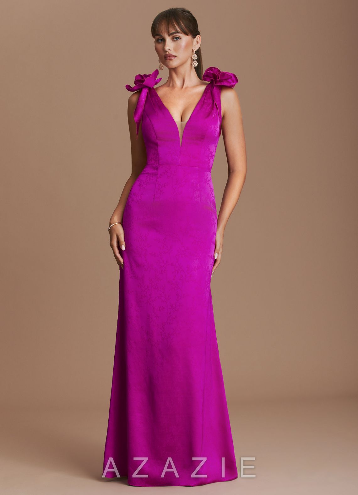Terra {color} Maxi Dress  sp_deep_fuchsia_#df134482