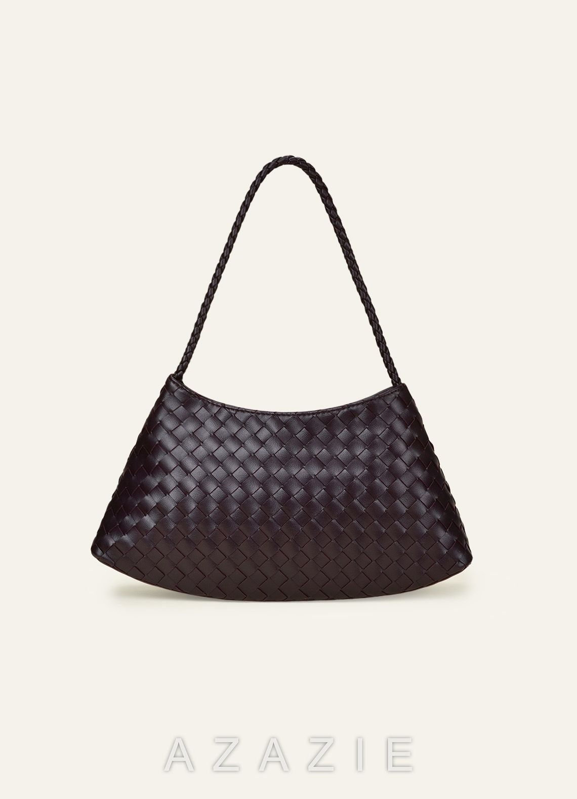 Woven PU Leather Shoulder Bag
