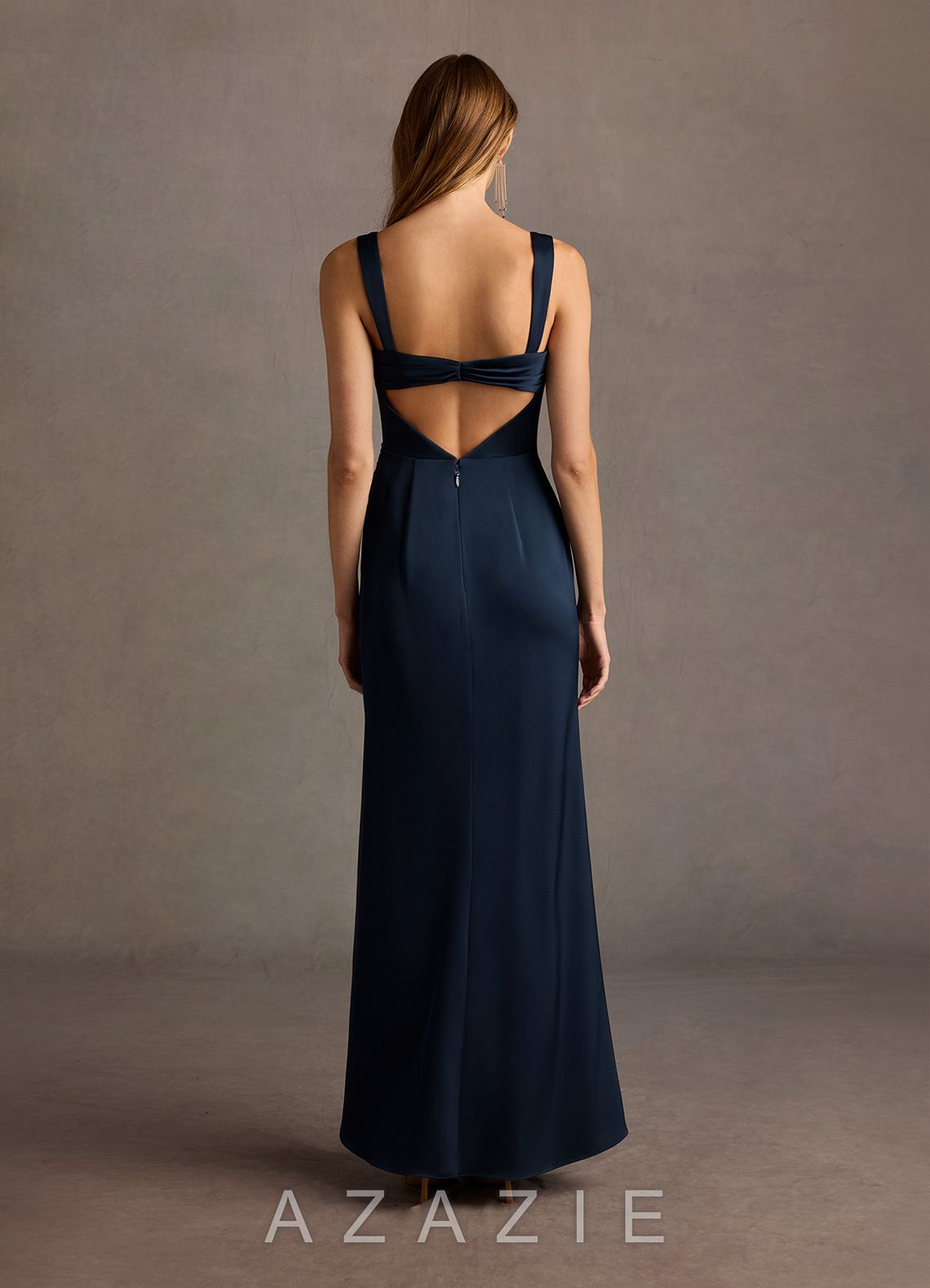 Vivianna {color} Floral Neckline Maxi Dress  sp_navy/multi_#nm134264