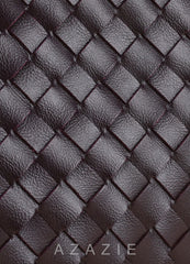Woven PU Leather Shoulder Bag