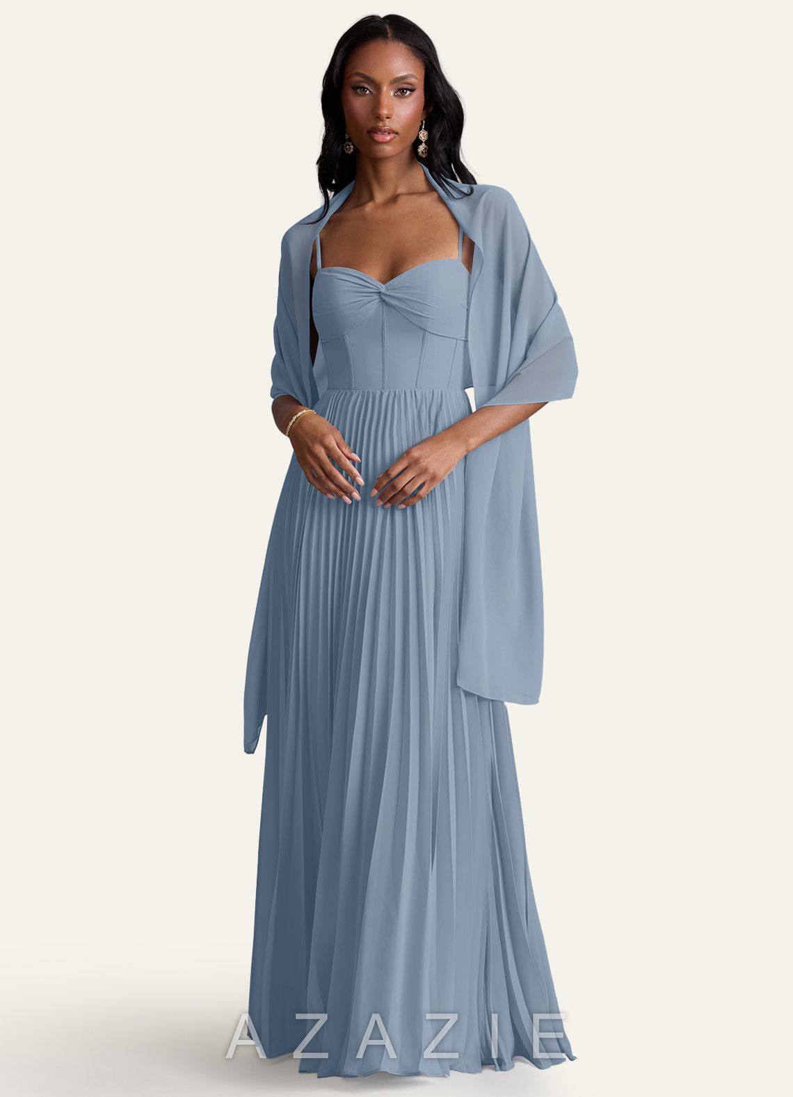 Azazie Matching Color Ireland Chiffon Shawl
