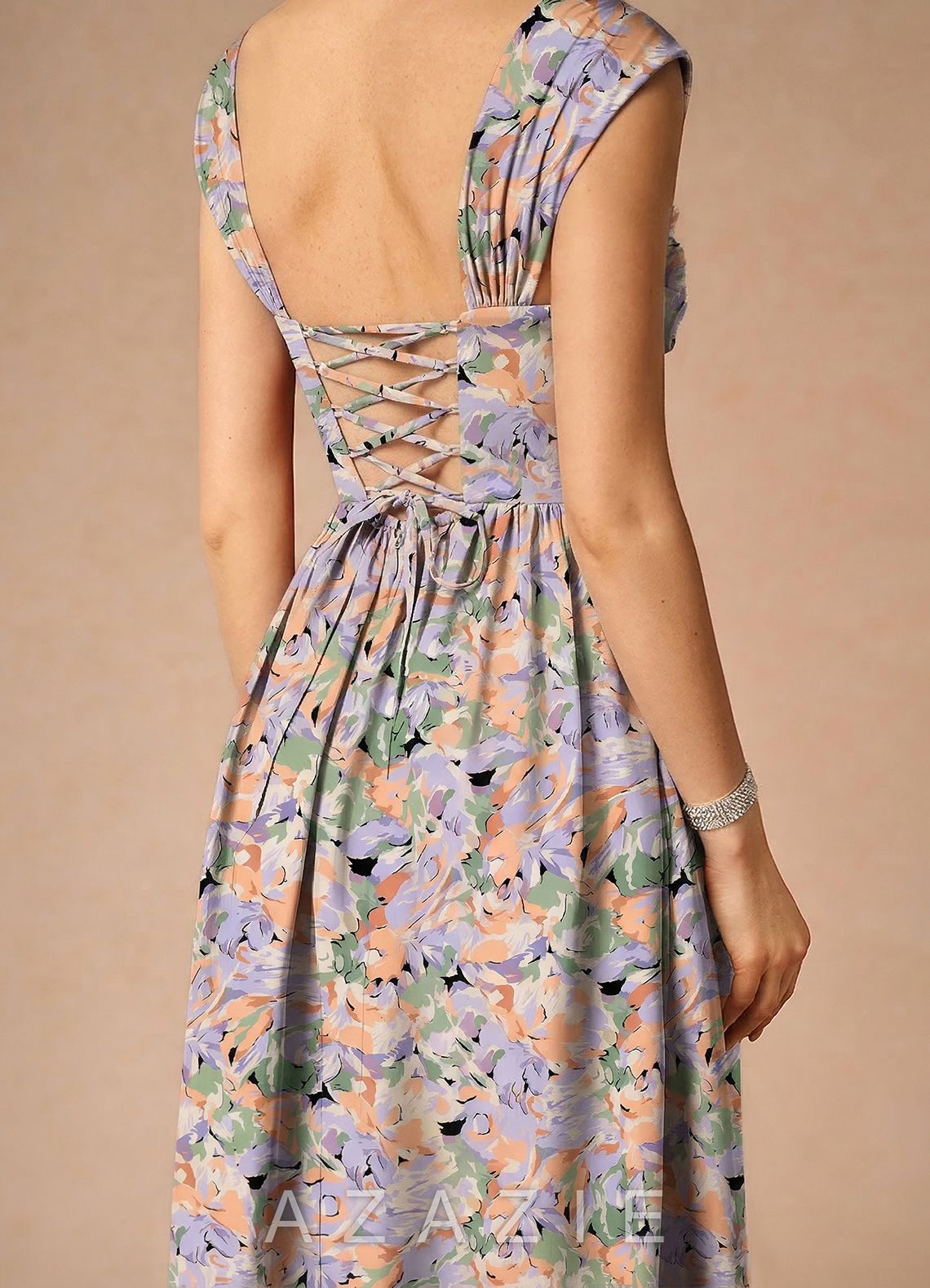 Hazel {color} Maxi Dress  sp_purple_green_#pg134430