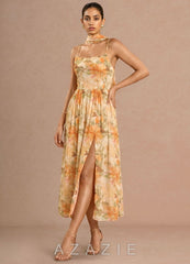 Caralynne {color} Midi Dress  sp_peach_bloom_#pb134369