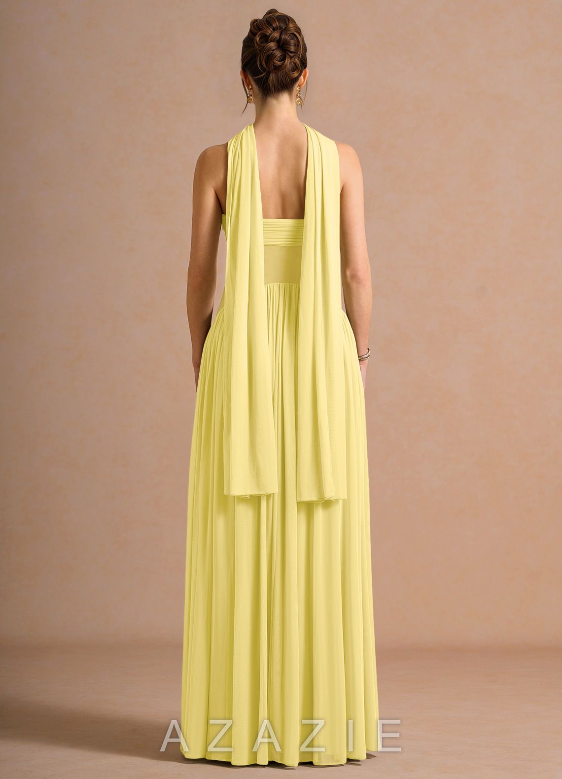 Avelis {color} Maxi Dress  sp_pastel_yellow_#py134332