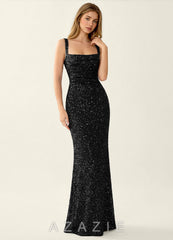 Amarante Black Sequins Lace Up Back Special Occasion Dress