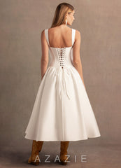 Arwen {color} Dropped Waist Midi Dress  sp_cream_#cr134128