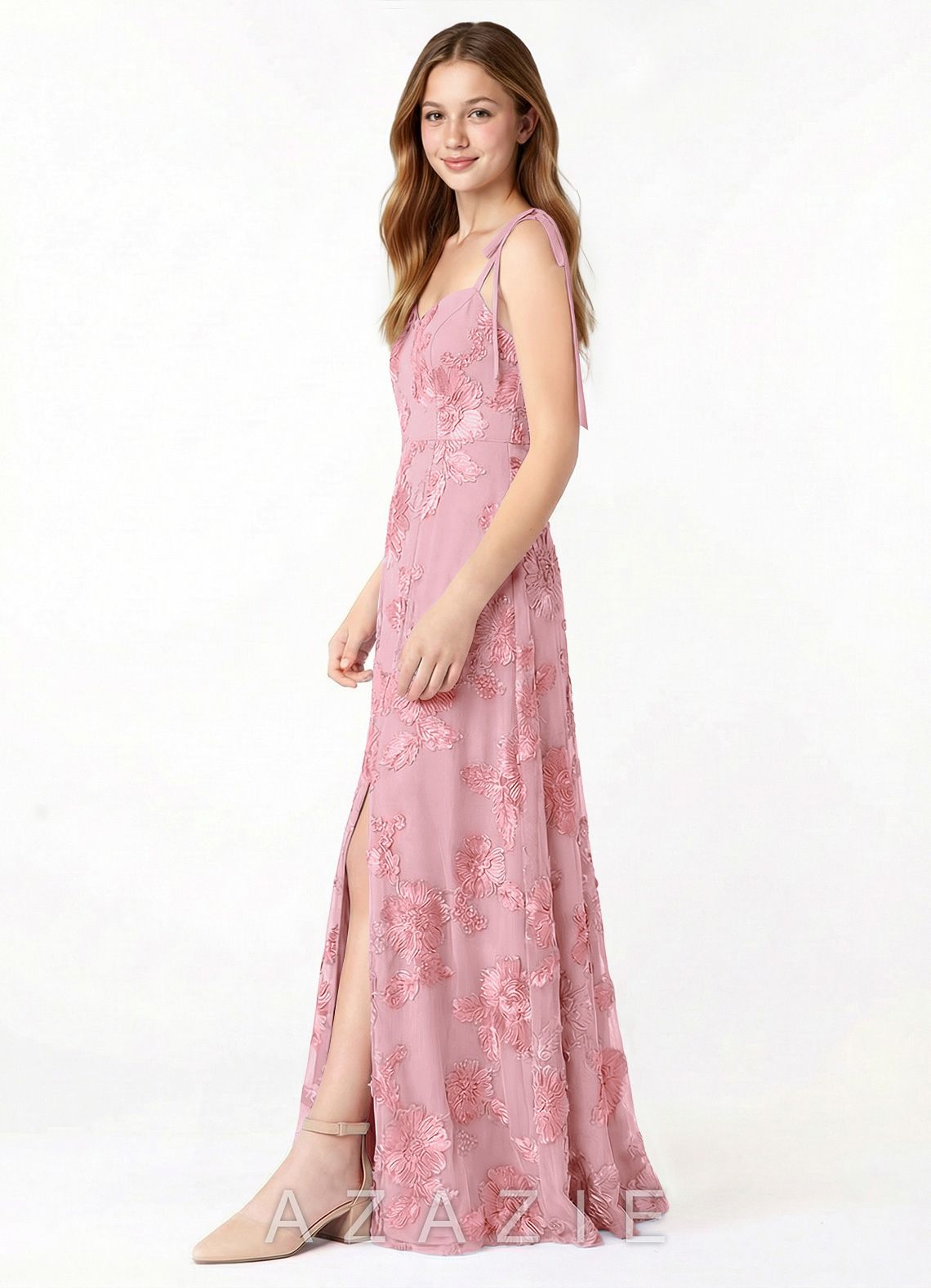 Azazie Rosey Junior Formal Dress  sp_pink_#pk134977