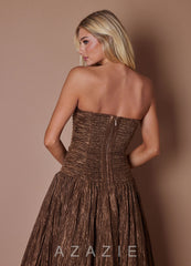 Mel {color} Maxi Dress  sp_metallic_brown_#mb134234