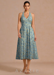 Nyomi {color} Midi Dress  sp_lake_blue_#lb134070