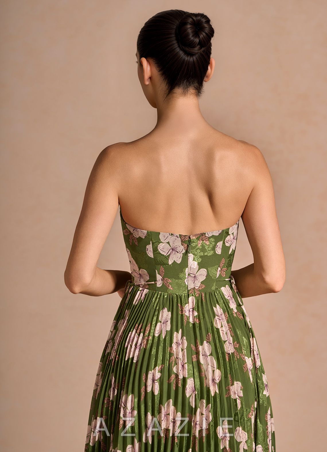 Hyacinth {color} Midi Dress  sp_green_floral_#gf134273
