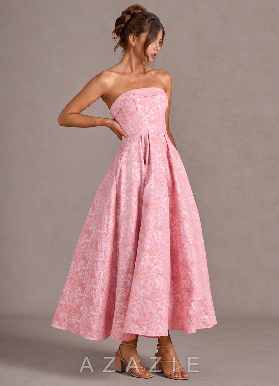 Emberlyn {color} A-line Maxi Dress  sp_pink_multi_#pm134853