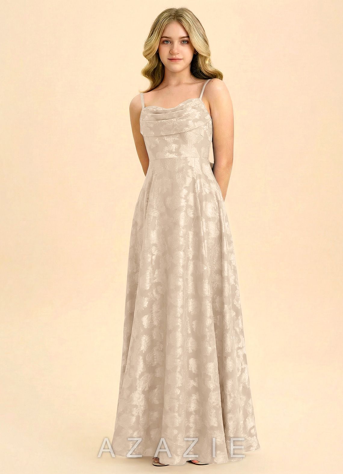 Azazie Bear Junior Formal Dress  sp_cream_#cr134305