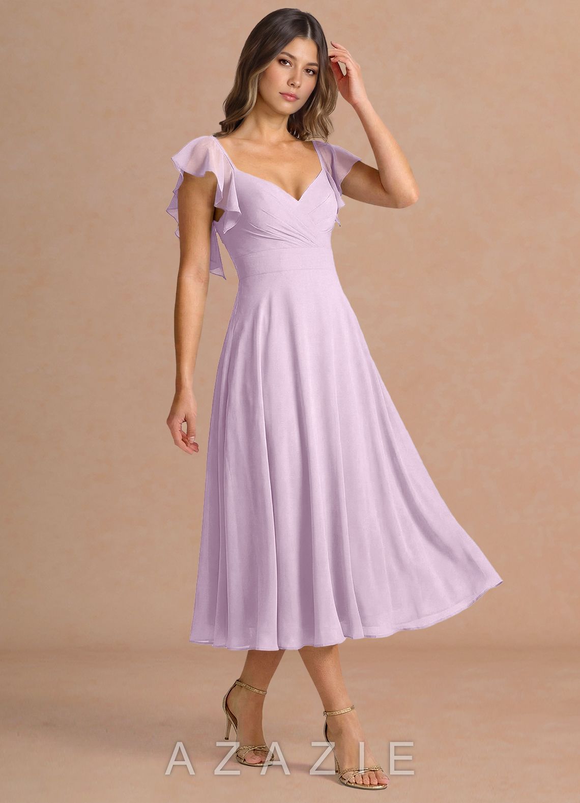 Leilani {color} Midi Dress  sp_frosted_lilac_#fl134121