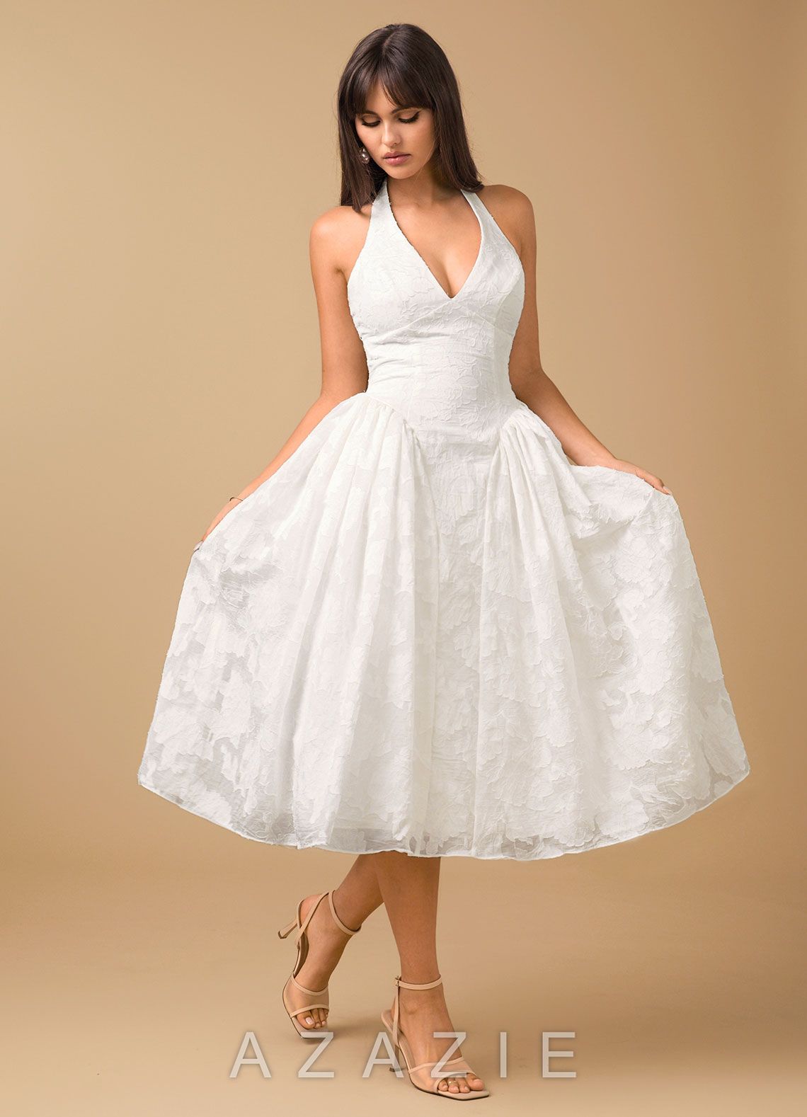 Illyne {color} Midi Dress  sp_white_#_w134851