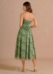 Violette {color} Midi Dress  sp_green_floral_#gf134901