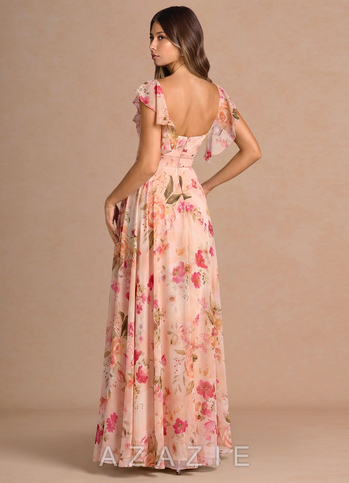 Leilani {color} Maxi Dress  sp_abstract_bouquet_floral_#111401