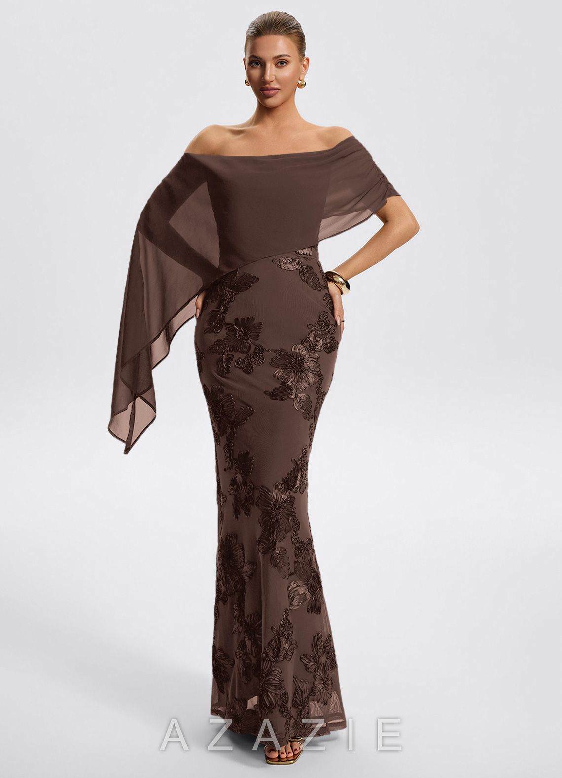 Rhiannon {color} Maxi Dress  mocha_brown
