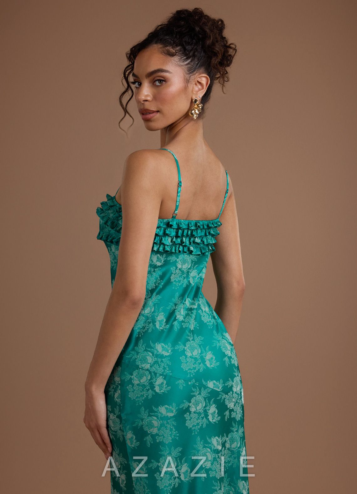 Karolina {color} Maxi Dress  sp_persian_green_#pg134380