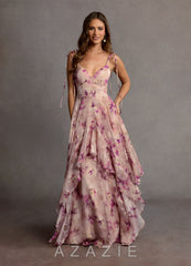 Harmony {color} Maxi Dress  sp_mauve_floral_#mf134274