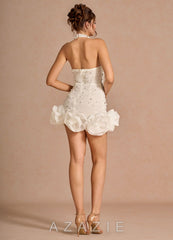 Orelia {color} Mini Dress  sp_pearl_ivory_#p134352