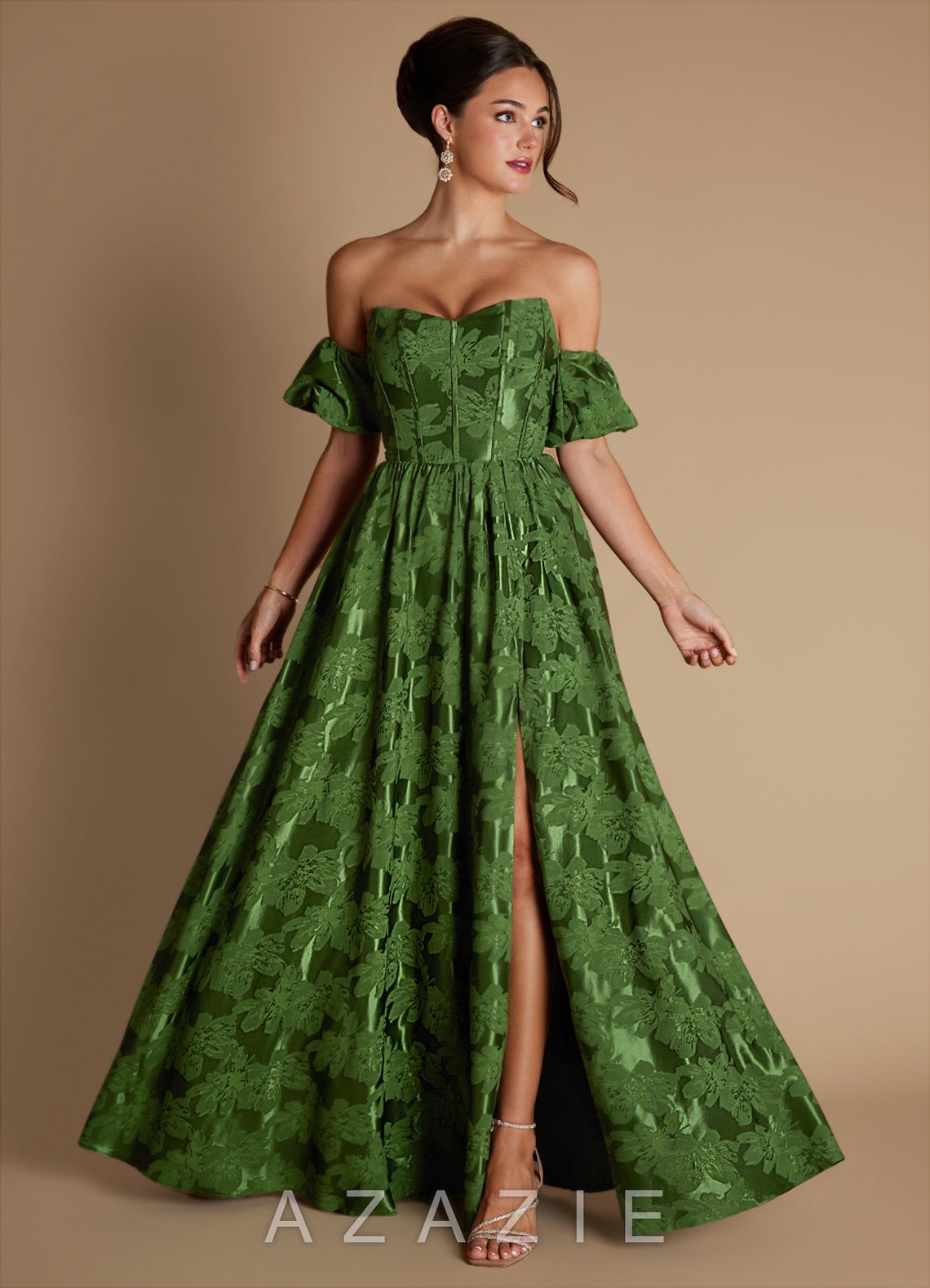 Ashlie {color} Maxi Dress  sp_midnight_forest_#mf134417
