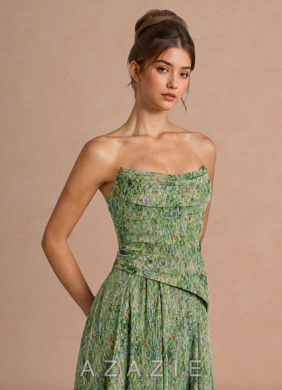 Romane {color} Maxi Dress  sp_green_floral_#gf134901