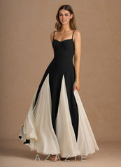 Liorne Black A Line Prom Dress