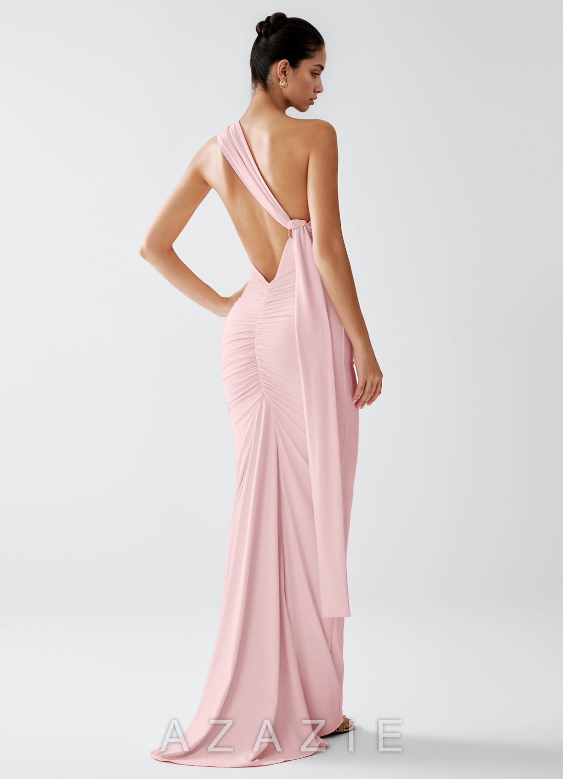 Lydia {color} Stretch Knit Maxi Dress  sp_powder_pink_#pp474