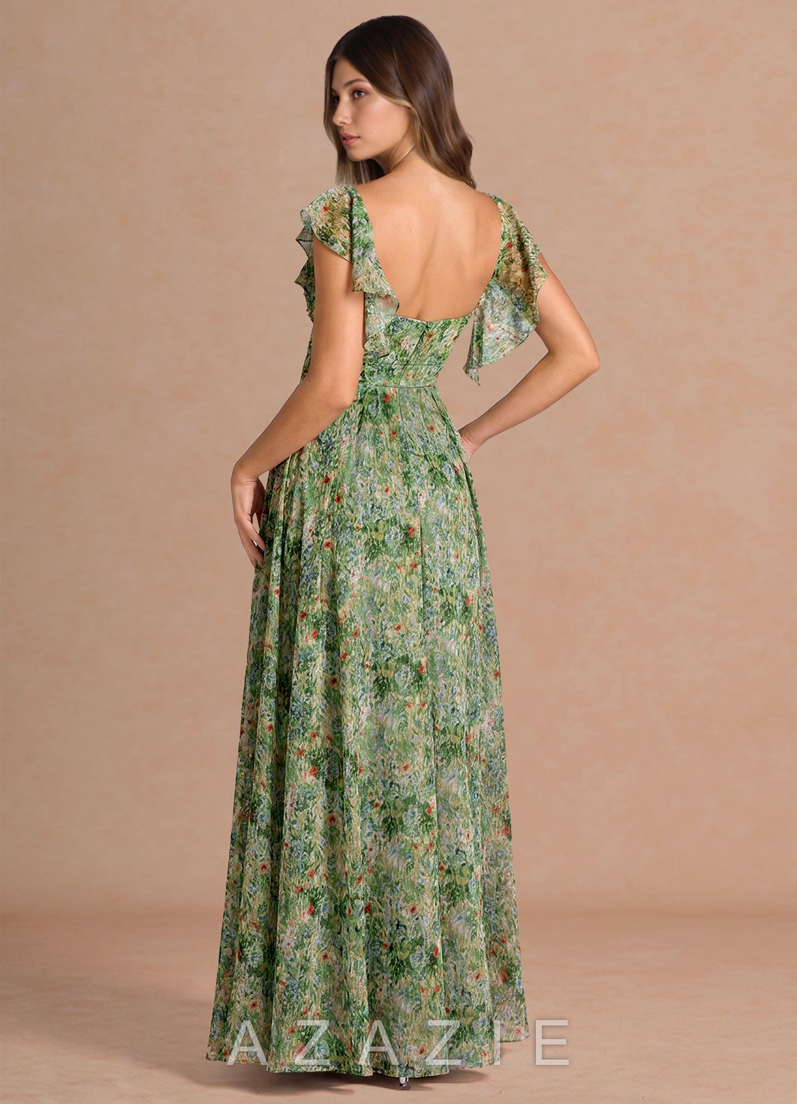 Leilani {color} Maxi Dress  sp_green_floral_#gf134901