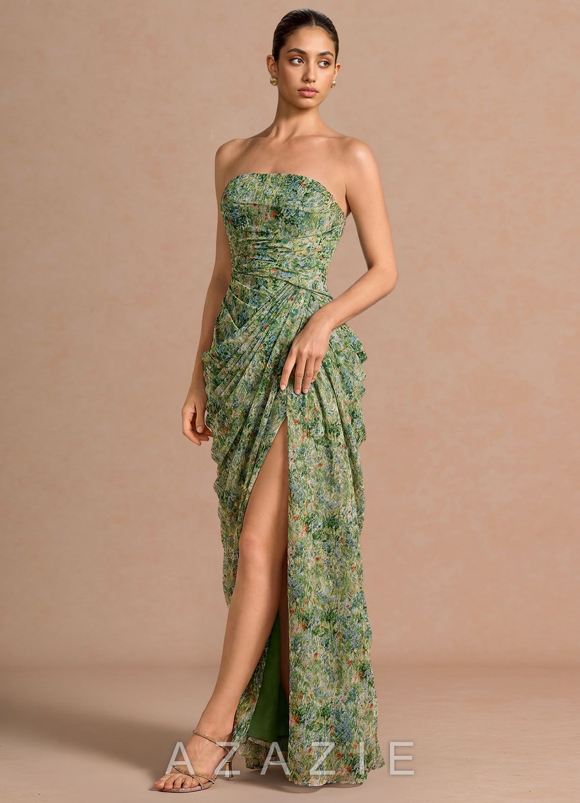 Kaavia {color} Maxi Dress  sp_green_floral_#gf134901