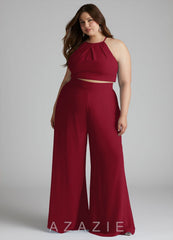 Kenzi {color} Jumpsuit  sp_merlot_#me134131