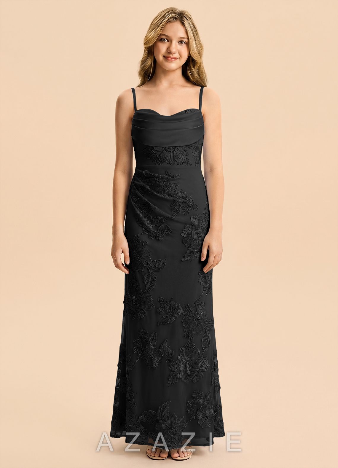 Azazie Kylie Junior Formal Dress  sp_black_#bk134976