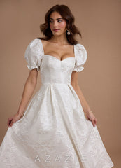 Charly {color} Midi Dress  sp_ivory_pearl_#ip134386