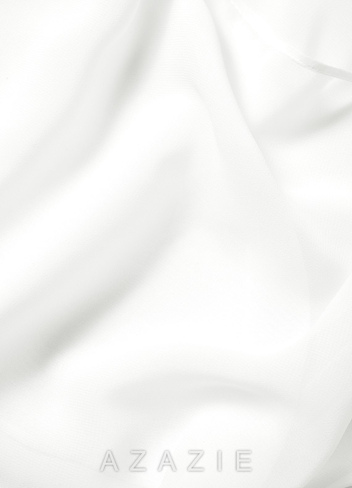Azazie Chiffon Bridal Shawl Extra Long  ivory