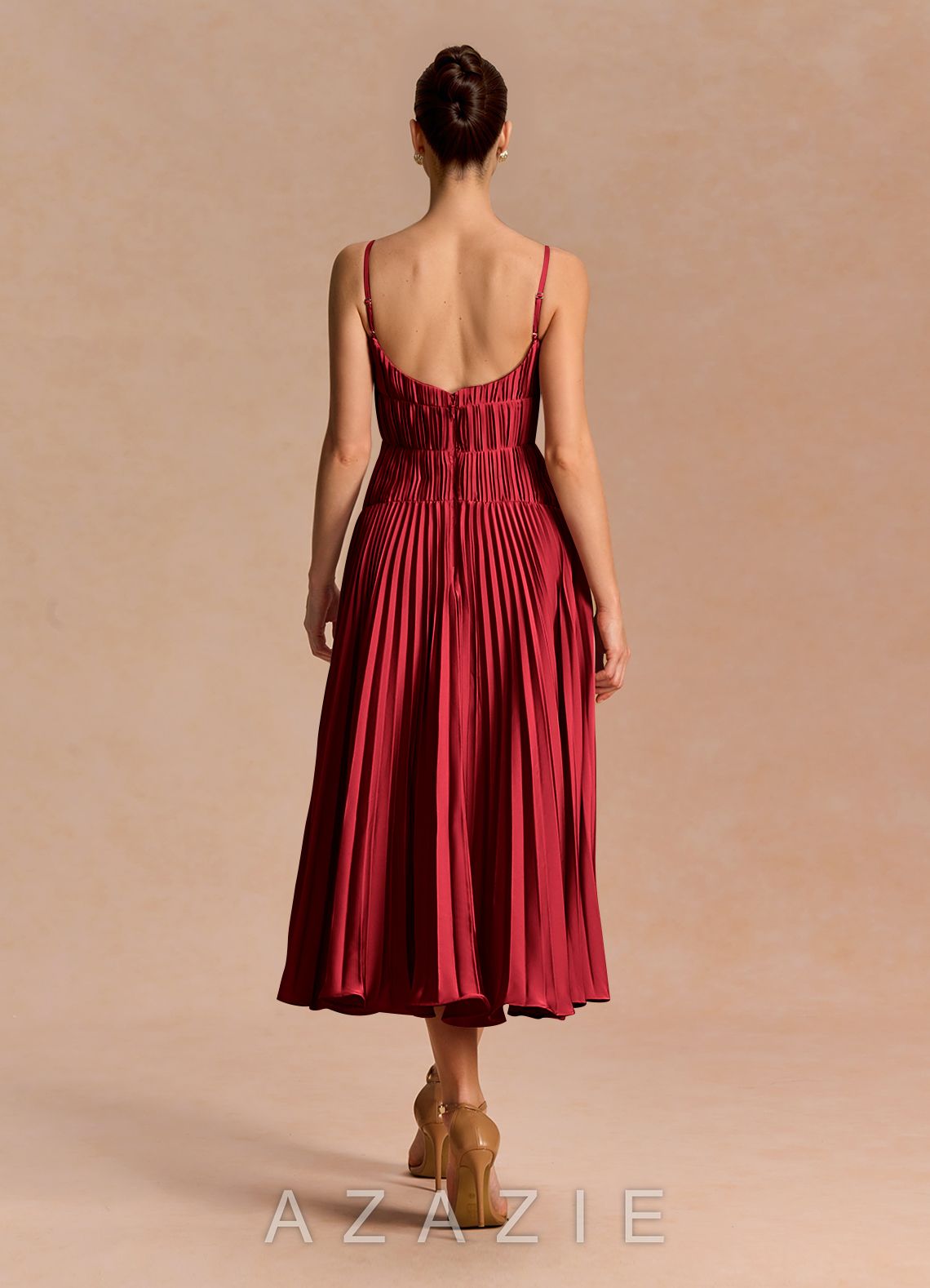 Jocasta {color} Midi Dress  cherry_red_#cr134195