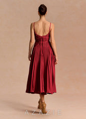 Jocasta {color} Midi Dress  cherry_red_#cr134195