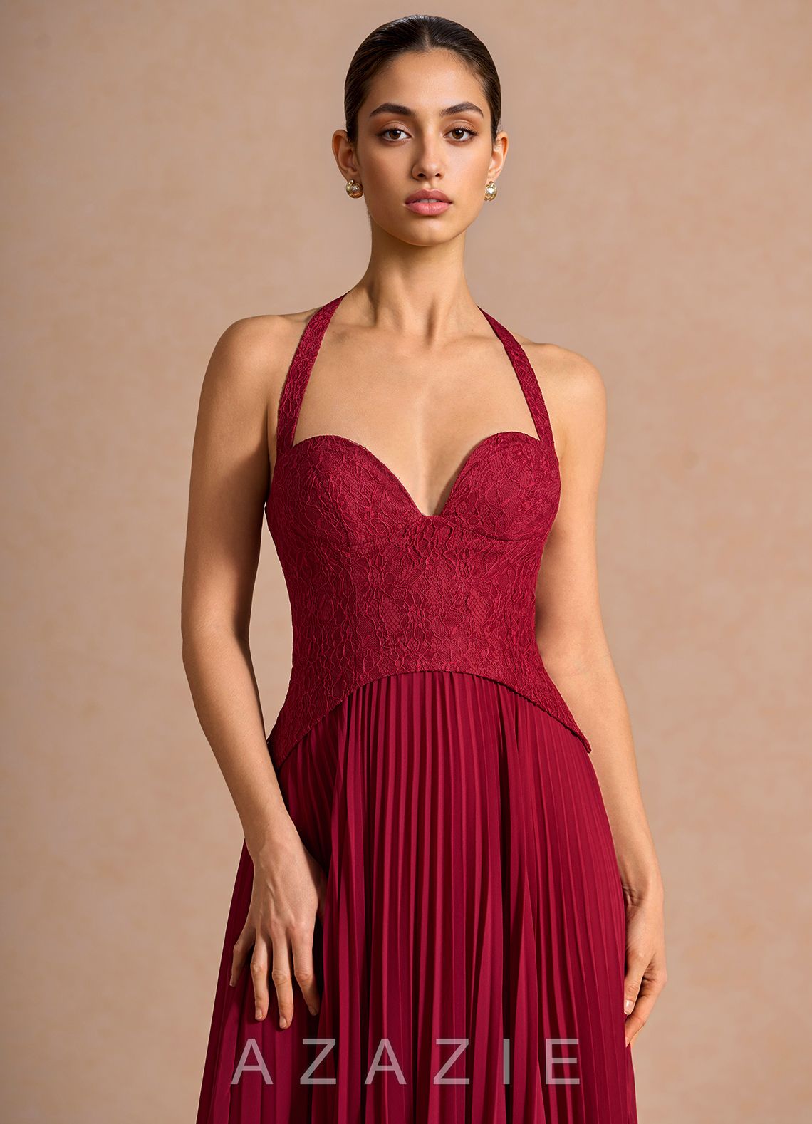 Elicia {color} Maxi Dress  sp_merlot_#me134131