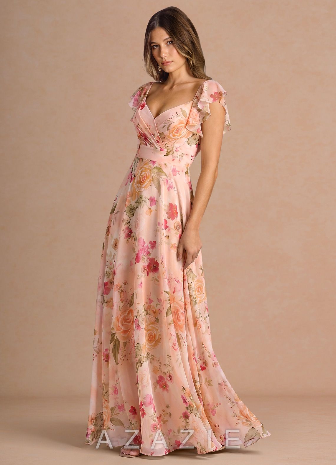 Leilani {color} Maxi Dress  sp_abstract_bouquet_floral_#111401
