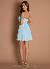 Lorie {color} Mini Dress  sp_sky_blue_#111401