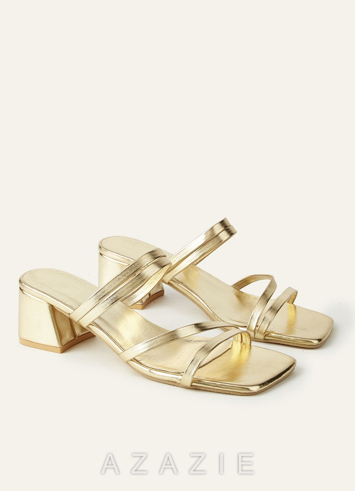 Multi-Way Strappy Block Heel Mule Sandals